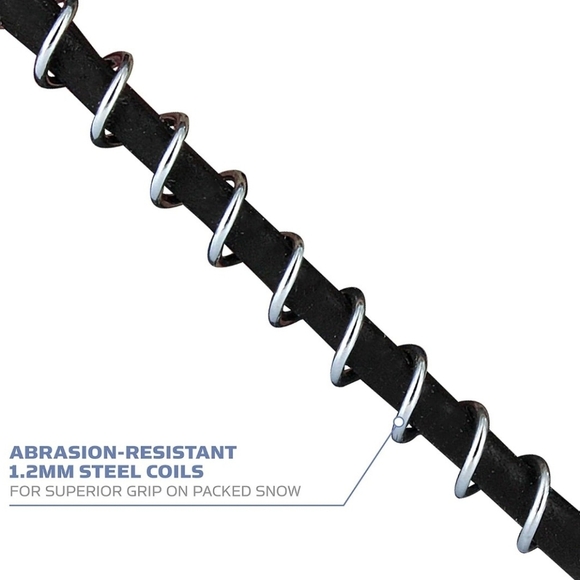 Yaktrax Unisex Walk Traction Cleats Snow Ice Grips Shoe Chains Black Size M - Picture 4 of 13